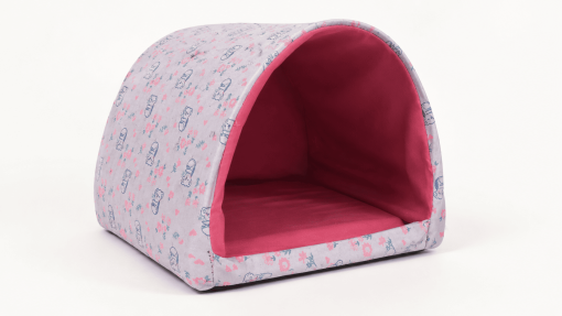 Casinha Pet Acolchoada Rosa