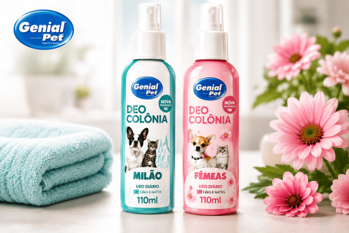 Deo Colônia Genial Pet 110 mL – Milão e Fêmeas