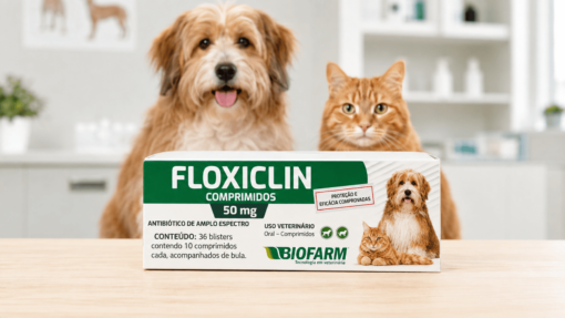 Floxiclin 50 mg – Antibiótico para cães e gatos