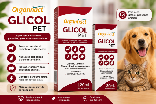 Glicol Pet Organnact – Suplemento Energético