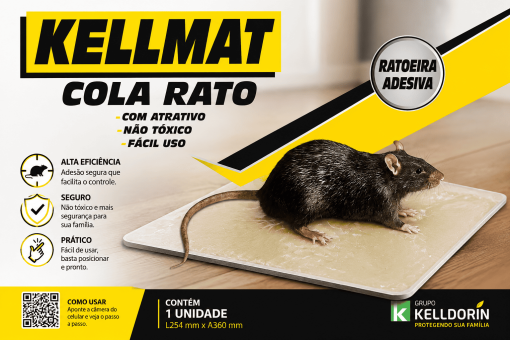 Kellmat Cola Rato – Ratoeira Adesiva