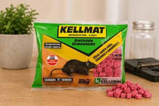 Kellmat Raticida Granulado – 25 g