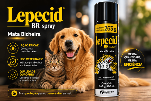 Lepecid BR Spray – Ourofino 263 g 400 mL