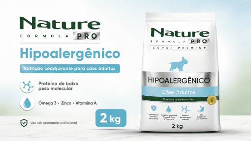 Nature Fórmula PRO Hipoalergênico para Cães Adultos – 2 kg