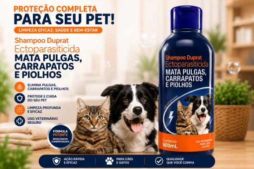Shampoo Duprat Ectoparasiticida – 500 ml