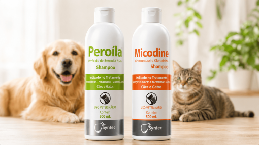 Shampoos Terapêuticos Peroíla e Micodine